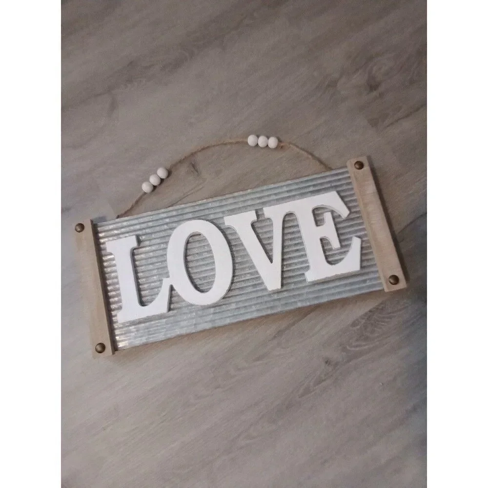 Corrugated Metal Sign 